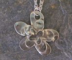 Sterling Silver Daisy Pendant Necklace (or 9ct Gold)