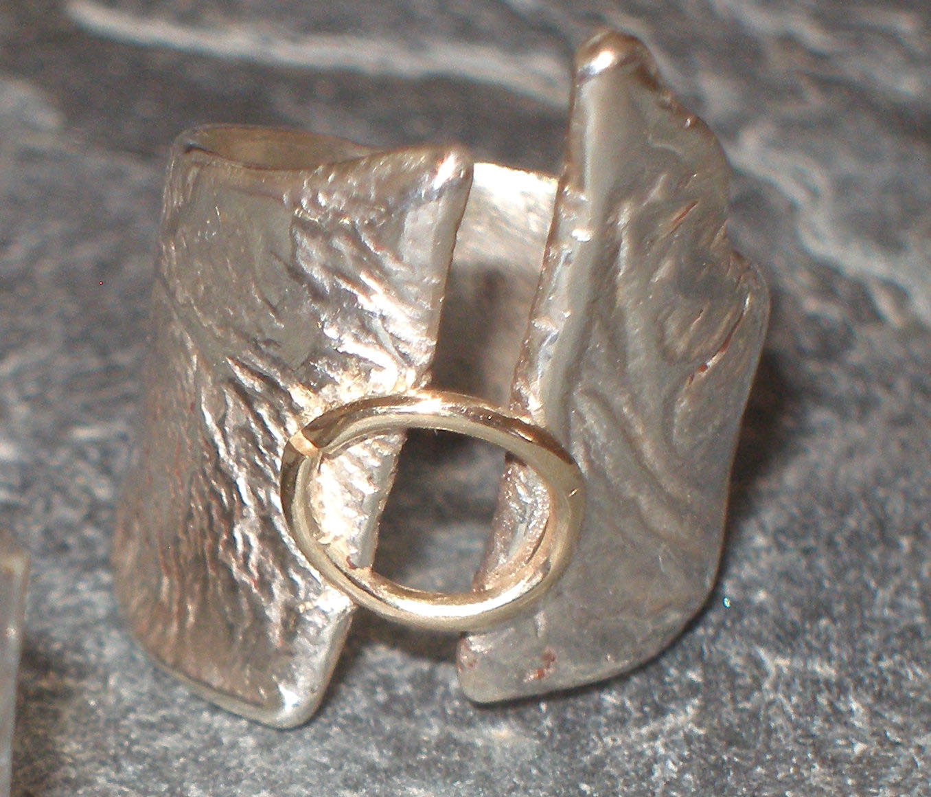 Textured Undulating Ring