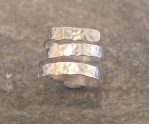 3-strand Sterling Silver Thick