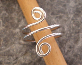 Spiral Toe Ring