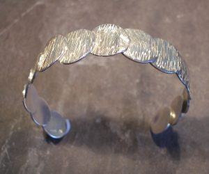 Hammered Coins Circles Bangle