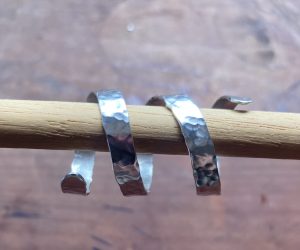 thick spiral thumb ring