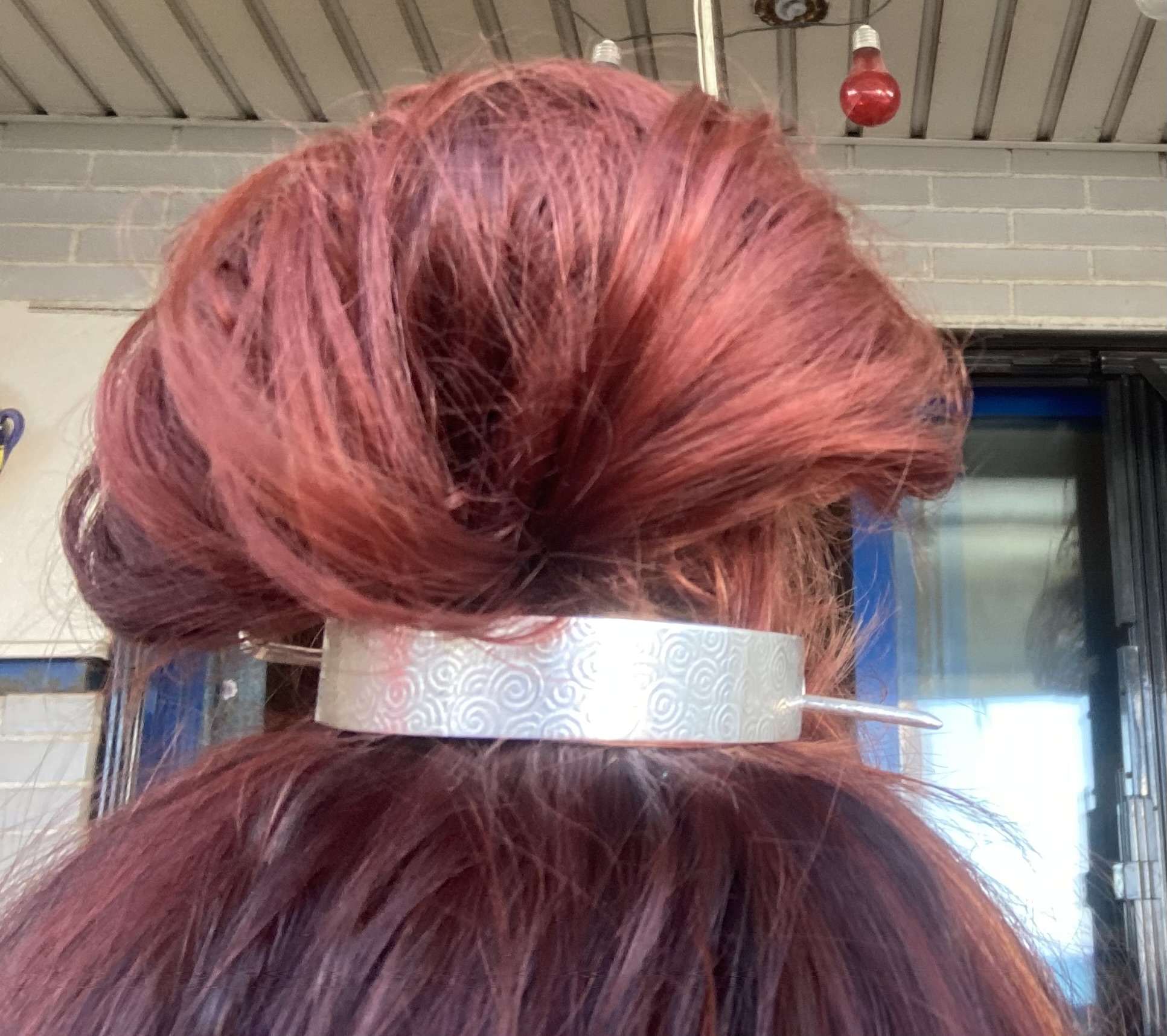Sterling Silver or Copper Hair Barrette