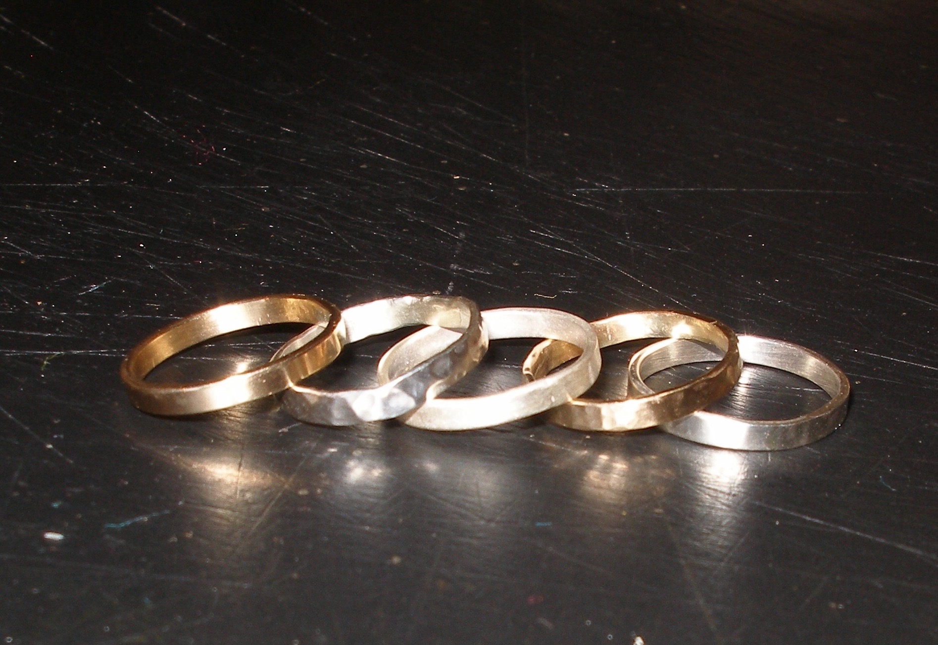 Eco Silver Stackable Rings