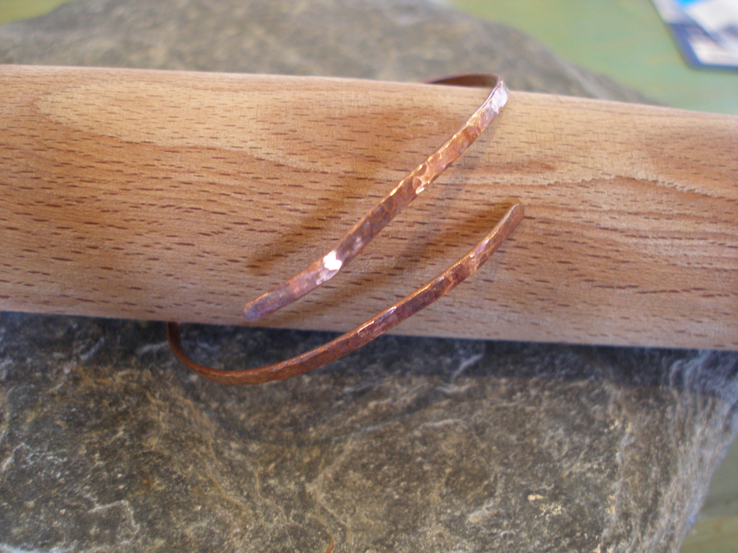 Copper 1 Spiral Bangle
