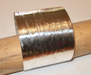 Chunky Textured Wide Cuff Bangle