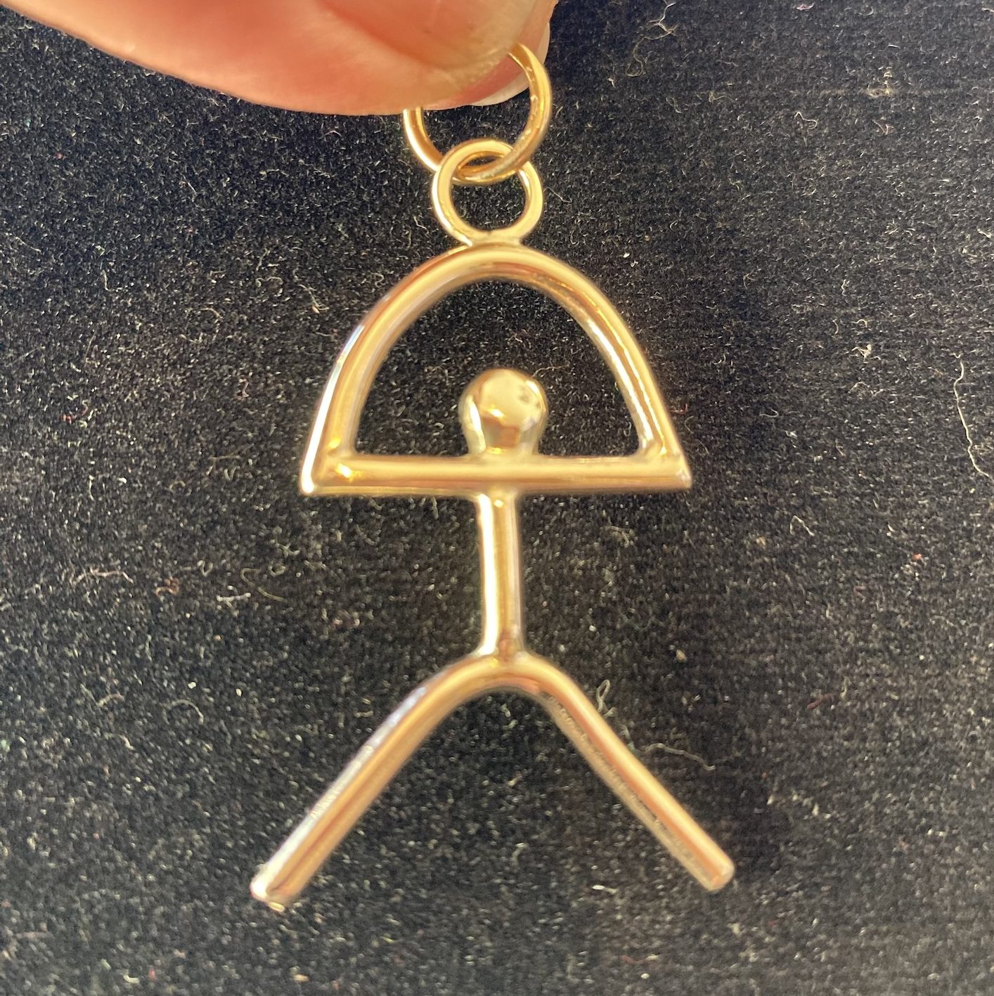 9ct Gold Indalo Man