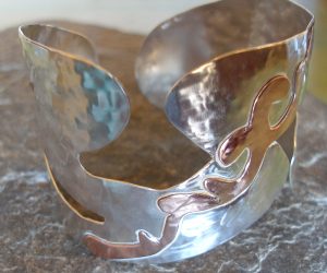 large curvy cuff bangle