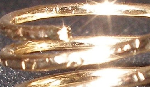 5 Strand 9ct Gold Spiral Ring