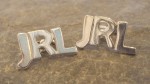 Personalised Initial Sterling Silver Cufflinks