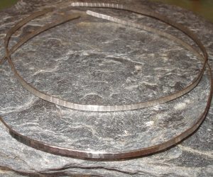 Sterling Silver Textured Headband