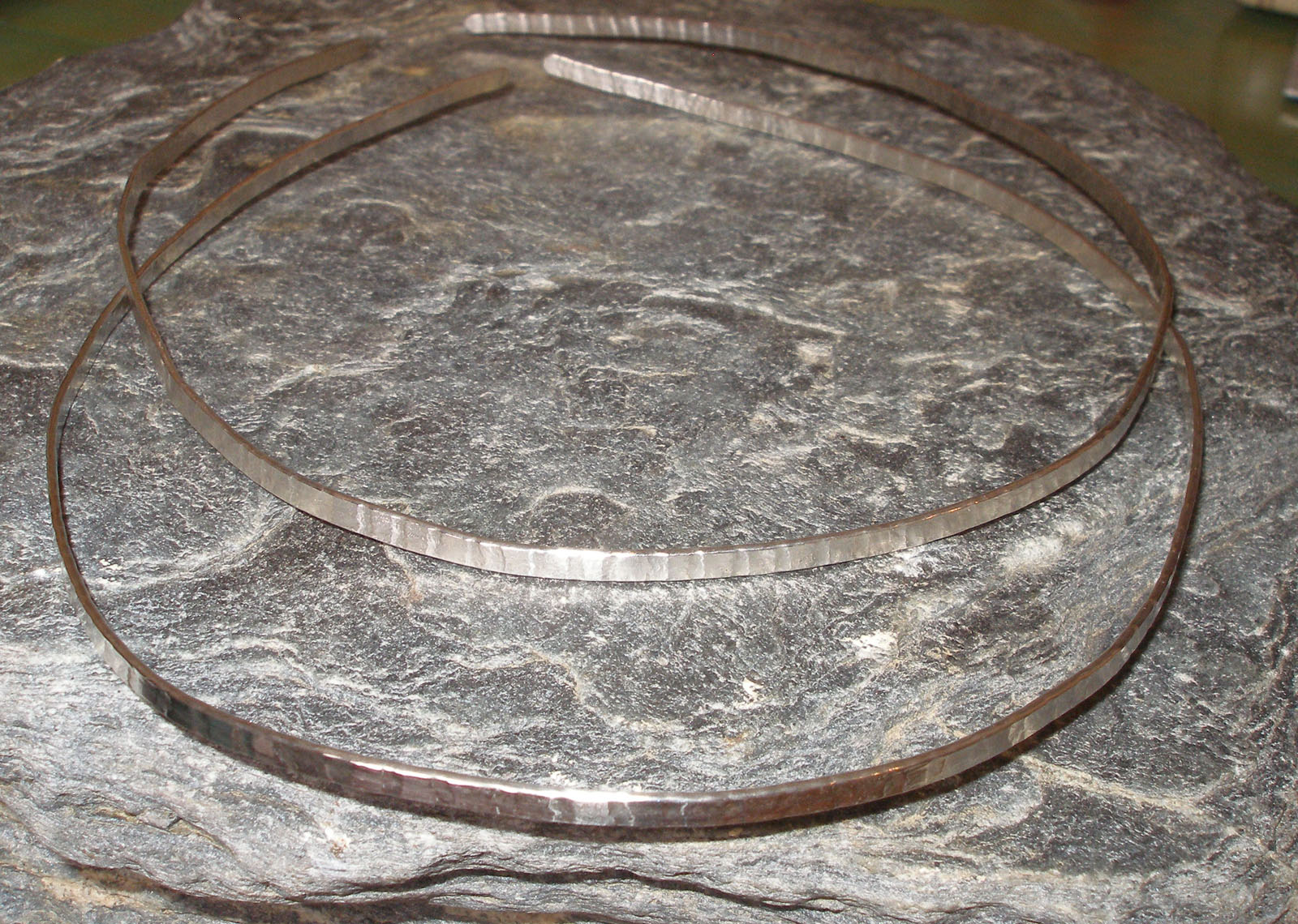 Sterling Silver Textured Headband