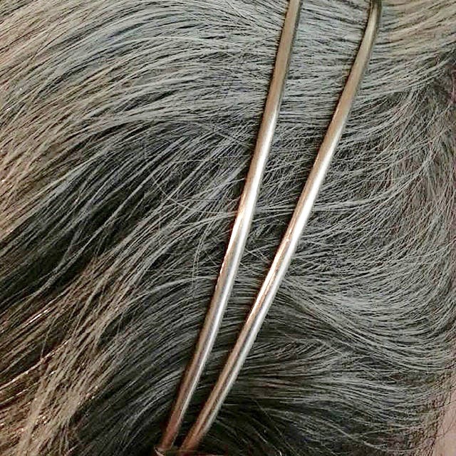 sterling silver double headband
