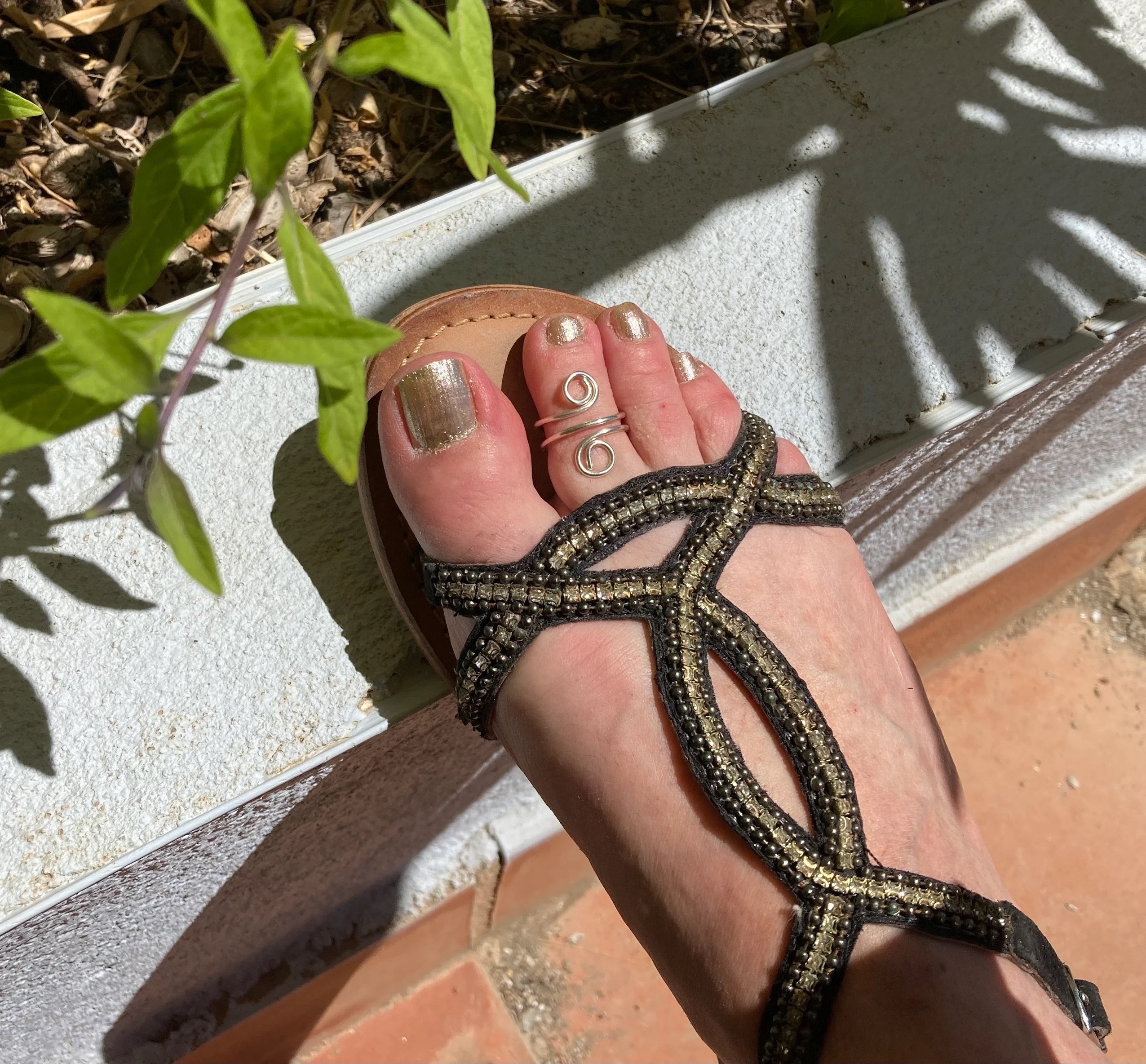 Spiral Toe Ring