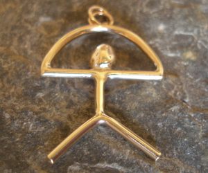 9ct Yellow Gold Indalo Man