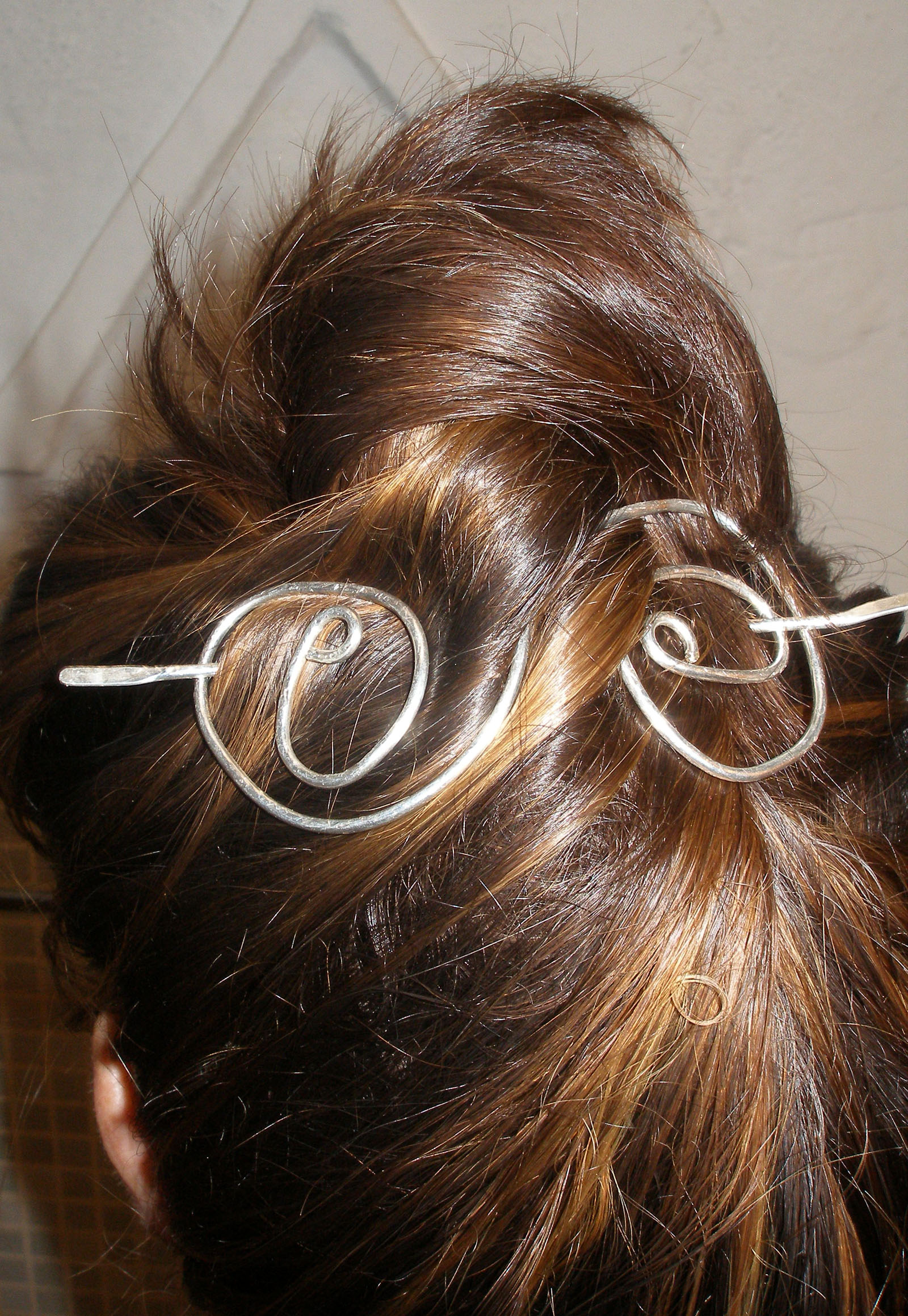 Sterling Silver Hair Jewellery Pin