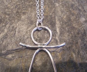 Modern Sterling Silver Indalo Man
